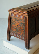 Celtic Revival Oak Chest