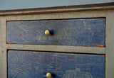 North German Folk Art Chest of Drawers
