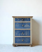 North German Folk Art Chest of Drawers