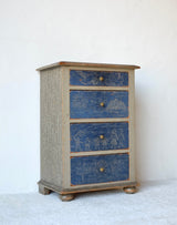 North German Folk Art Chest of Drawers