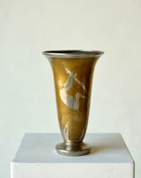 Art Deco Dinanderie Vase by Jacques Douau Éditions d’Art