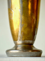 Art Deco Dinanderie Vase by Jacques Douau Éditions d’Art