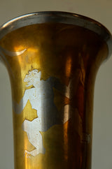 Art Deco Dinanderie Vase by Jacques Douau Éditions d’Art