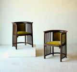 Josef Hoffmann Model 423/F Armchairs