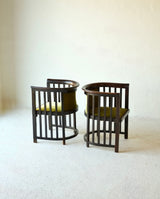 Josef Hoffmann Model 423/F Armchairs