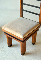 Pair of Italian Art Deco Chairs, Circa 1930's.