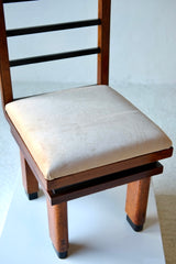 Pair of Italian Art Deco Chairs, Circa 1930's.