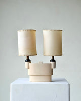 Robert Lallemant (1902-1954) - Twin Ceramic Lamp