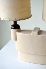 Robert Lallemant (1902-1954) - Twin Ceramic Lamp