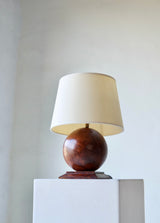 French Art Deco Burrwood Lamp