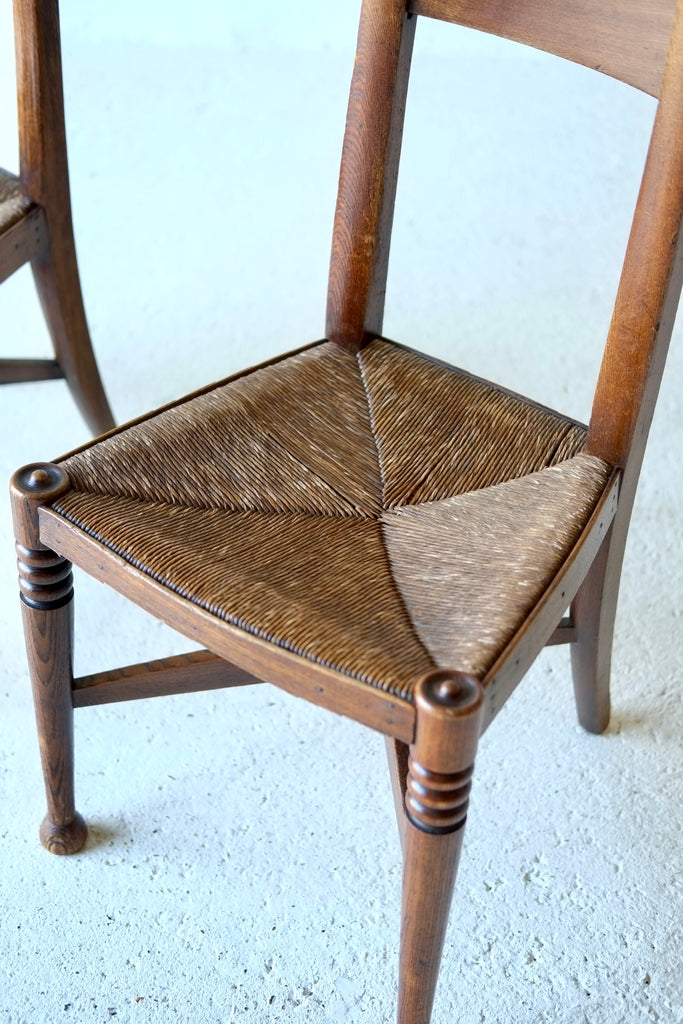 Pair Of William Birch Arts & Crafts Chairs Attributed To George Walton ...
