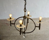 Art Deco Chandelier Attributed To Jacques Adnet