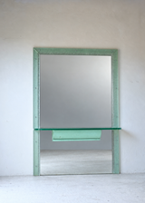 Giant Art Deco Glass Console by Philippe-Georges Normand, circa 1933