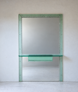 Giant Art Deco Glass Console by Philippe-Georges Normand, circa 1933
