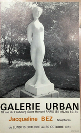 Jacqueline Bez (1927) "Le Vat" Sculpture