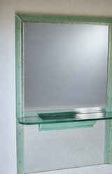 Giant Art Deco Glass Console by Philippe-Georges Normand, circa 1933