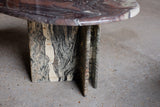 PAIR OF ITALIAN MARBLE SIDE TABLES