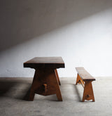 MODERNIST TABLE & BENCH
