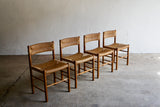 RUSH DINING CHAIRS BY CHARLOTTE PERRIAND FOR ROBERT SENTOU