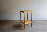 FRENCH SIDE TABLE & SHELF