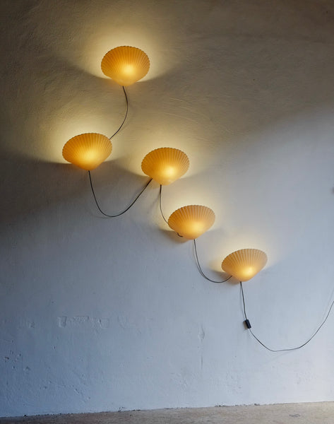 Shell Wall Lamps By Michelle Mahe & Andre Cazenave, 1960's