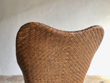 PAIR OF WICKER CHAIRS