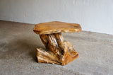 TREE TRUNK SIDE TABLE