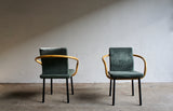 POST MODERN MANDARIN CHAIRS BY ETTORE SOTTSASS FOR KNOLL