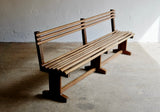 Early 20th Century French Oak Bench