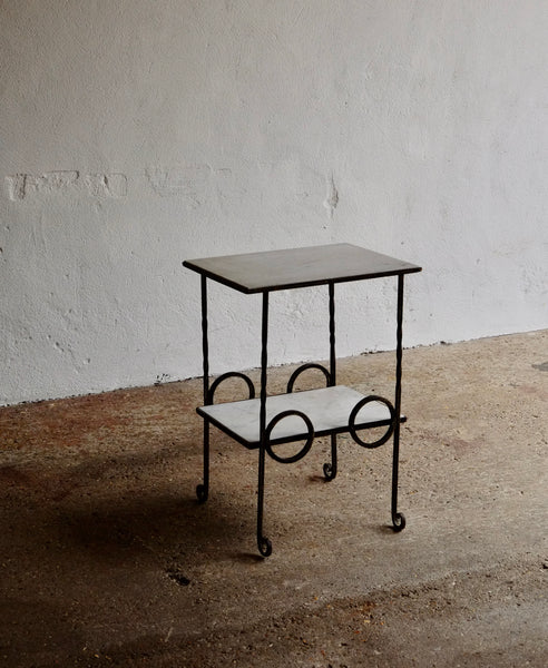 CIRCLE DETAIL SIDE TABLE