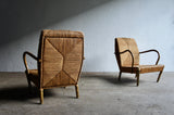 PAIR OF ROPE LOUNGE CHAIRS