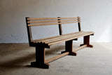 Early 20th Century French Oak Bench