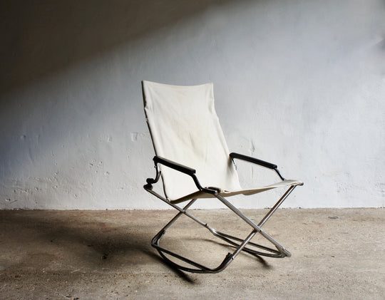 1970'S FOLDING ROCKING CHAIR