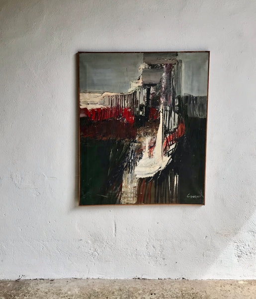 OIL ON CANVAS, ANDY CROSS , 1962 - HIRE ONLY