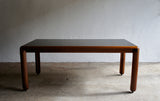 781 WALNUT DINING TABLE BY VICO MAGISTRETTI FOR CASINA, 1967
