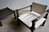 FARMER SAFARI CHAIRS AND COFFEE TABLE SET BY GERD LANGE FOR BOFINGER