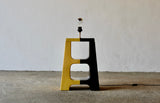 Italian Black & Yellow Ceramic Lamp