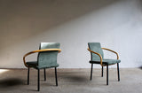 POST MODERN MANDARIN CHAIRS BY ETTORE SOTTSASS FOR KNOLL