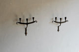 Forged Iron Candle Wall Lamps