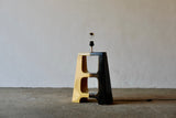 Italian Black & Yellow Ceramic Lamp