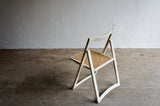 WHITE CANE FOLDING CHAIRS