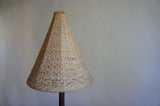 1950'S CARVED WOODEN LAMP