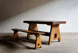 MODERNIST TABLE & BENCH