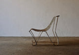 PERFORATED METAL CHAIR BY RENE MALAVAL