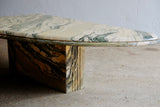 GREEN MARBLE COFFEE TABLE