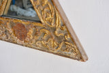 18th Century Carved Triangular Mirror