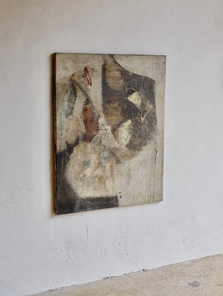 ABSTRACT IMPASTO ON CANVAS