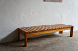 PINE SLATTED BENCH / COFFEE TABLE