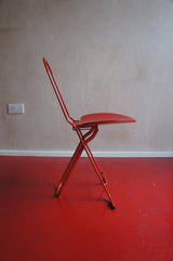 1970'S DAFNE FOLDING CHAIR BY GASTONE RINALDI FOR THEMA ITALY