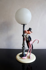 1960's ITALIAN LINEO ZERO PINK PANTHER LAMPS